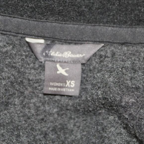 Eddie Bauer Charcoal Gray Hooded Full-Zip Jacket Women’s XS - Picture 4 of 5